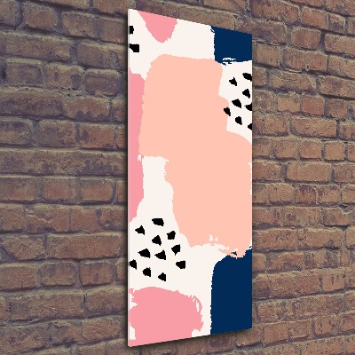 Quadro in vetro acrilico verticale Sfondo astratto