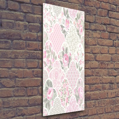 Quadro acrilico verticale Rose
