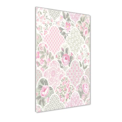 Quadro acrilico verticale Rose