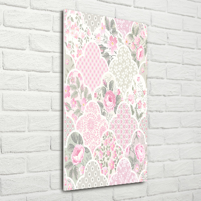 Quadro acrilico verticale Rose