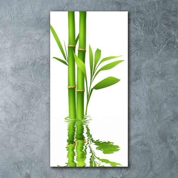 Quadro acrilico verticale Bambù