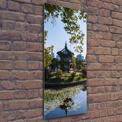 Quadro stampa su vetro acrilico verticale Corea del Sud
