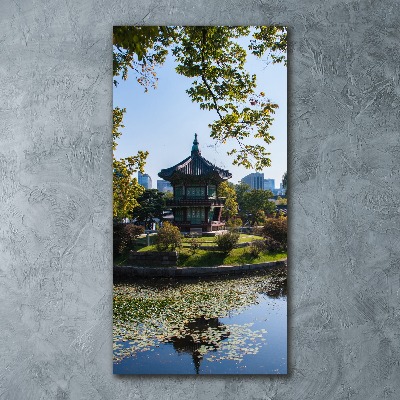 Quadro stampa su vetro acrilico verticale Corea del Sud