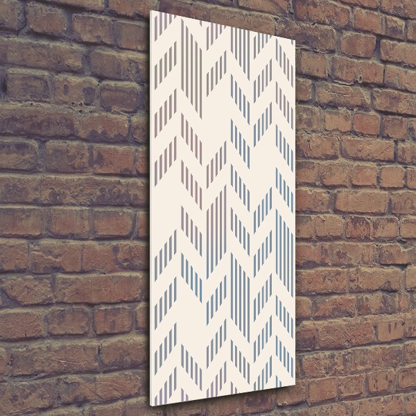 Quadro acrilico verticale Sfondo geometrico