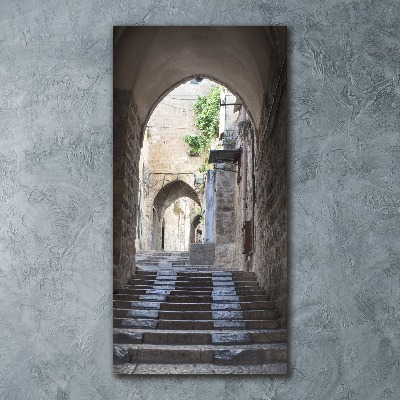 Quadro acrilico verticale Gerusalemme, Israele
