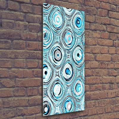 Quadro stampa su vetro acrilico verticale Grafica frattale