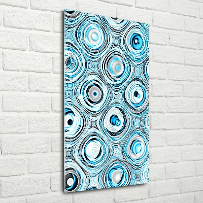 Quadro stampa su vetro acrilico verticale Grafica frattale