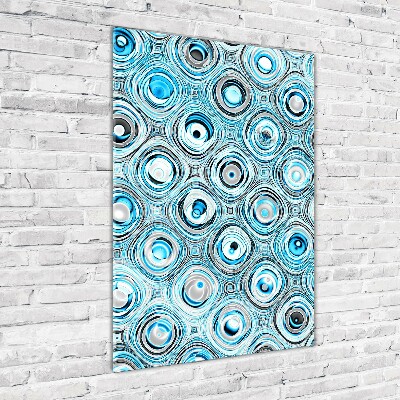 Quadro stampa su vetro acrilico verticale Grafica frattale