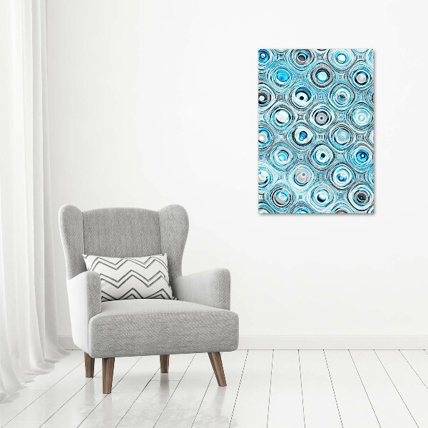 Quadro stampa su vetro acrilico verticale Grafica frattale