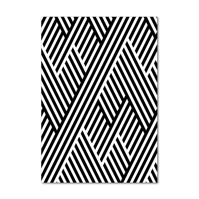 Quadro in vetro acrilico verticale Sfondo geometrico