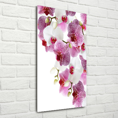 Quadro acrilico verticale Orchidea