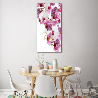 Quadro acrilico verticale Orchidea