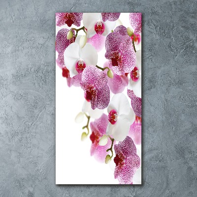 Quadro acrilico verticale Orchidea