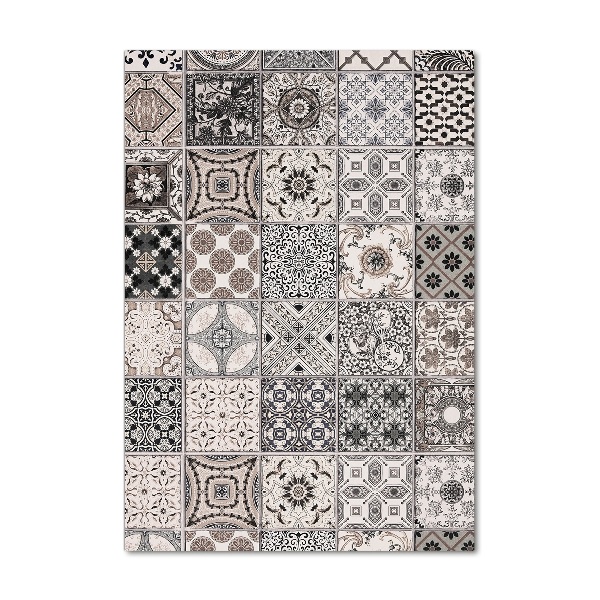 Quadro in vetro acrilico verticale Piastrelle in ceramica