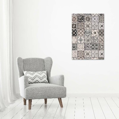 Quadro in vetro acrilico verticale Piastrelle in ceramica