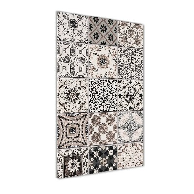 Quadro in vetro acrilico verticale Piastrelle in ceramica