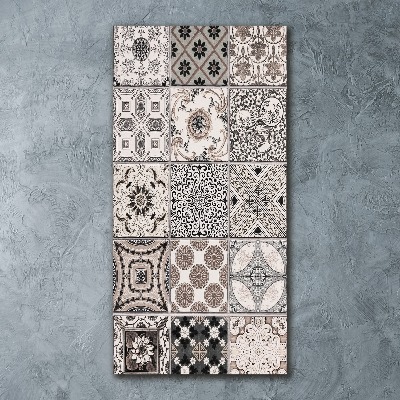 Quadro in vetro acrilico verticale Piastrelle in ceramica