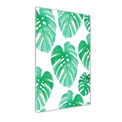 Quadro acrilico verticale Monstera