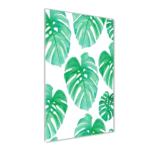Quadro acrilico verticale Monstera