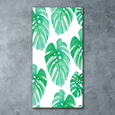 Quadro acrilico verticale Monstera