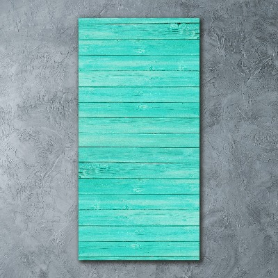 Quadro vetro acrilico verticale Tavole verdi