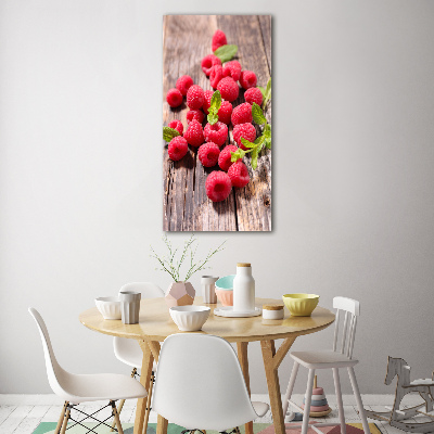 Quadro vetro acrilico verticale Lamponi