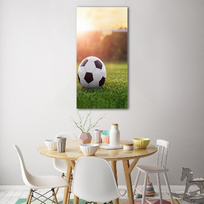 Quadro acrilico verticale Calcio