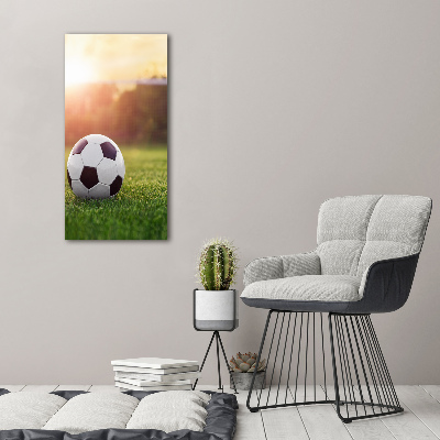Quadro acrilico verticale Calcio