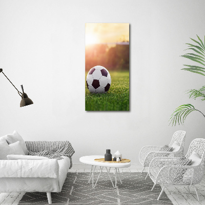 Quadro acrilico verticale Calcio