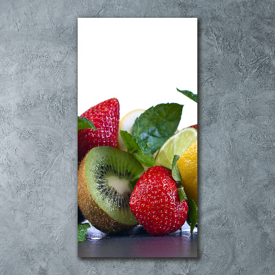 Quadro acrilico verticale Frutta