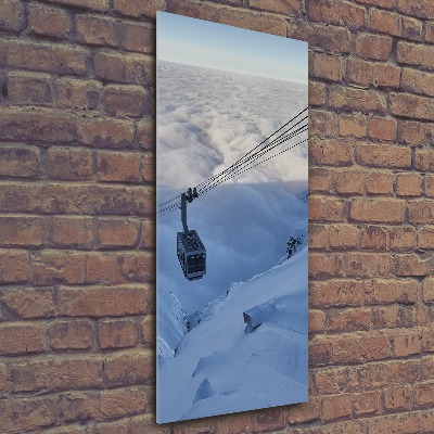 Quadro acrilico verticale Montagne russe