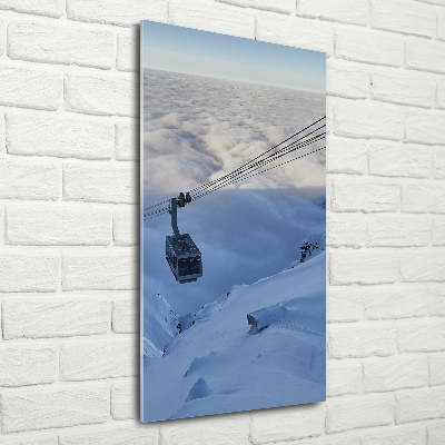 Quadro acrilico verticale Montagne russe