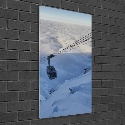 Quadro acrilico verticale Montagne russe