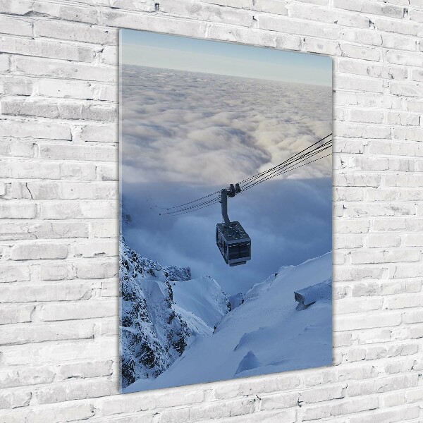 Quadro acrilico verticale Montagne russe