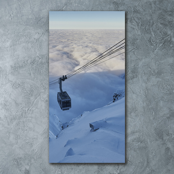 Quadro acrilico verticale Montagne russe