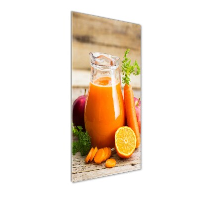 Quadro vetro acrilico verticale Succo di frutta