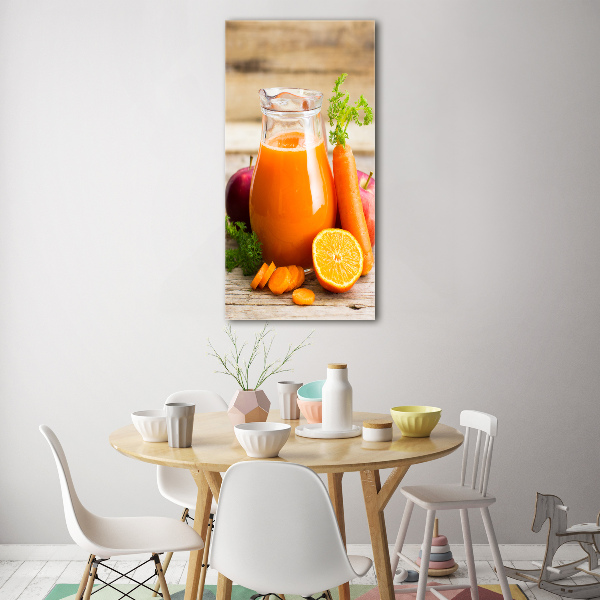 Quadro vetro acrilico verticale Succo di frutta
