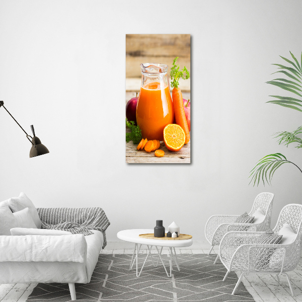 Quadro vetro acrilico verticale Succo di frutta