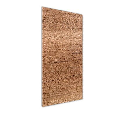 Quadro in vetro acrilico verticale Sfondo in legno