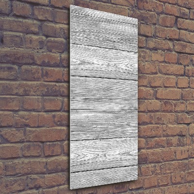 Quadro vetro acrilico verticale Sfondo in legno