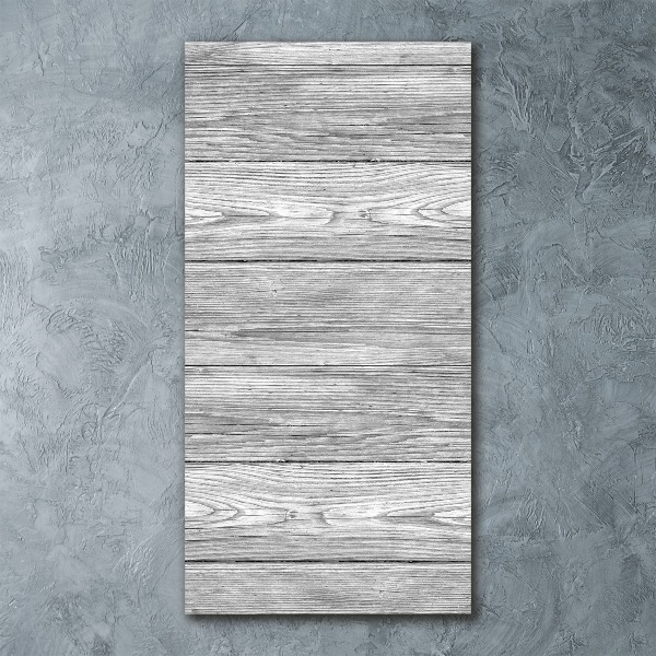 Quadro vetro acrilico verticale Sfondo in legno