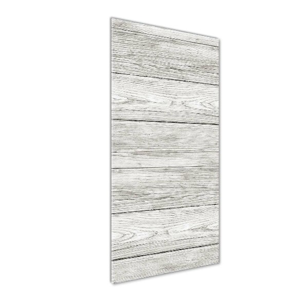 Quadro stampa su vetro acrilico verticale Sfondo in legno