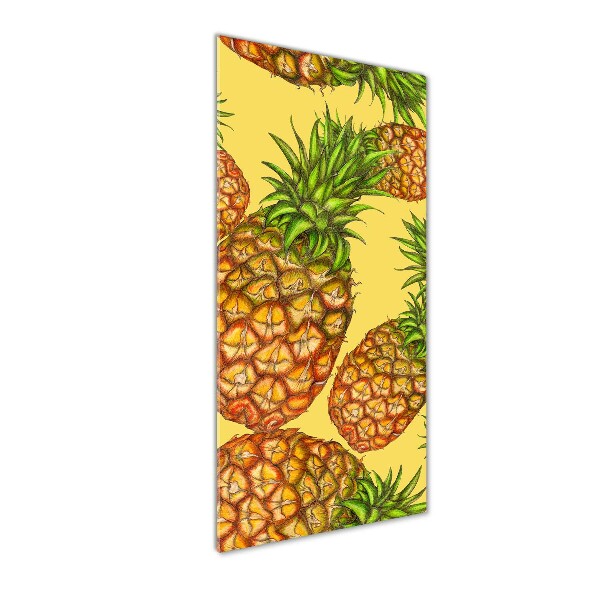 Quadro acrilico verticale Ananas