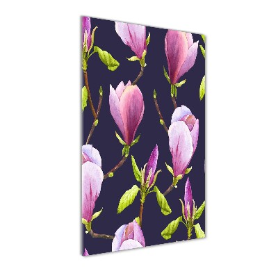 Quadro vetro acrilico verticale Magnolia