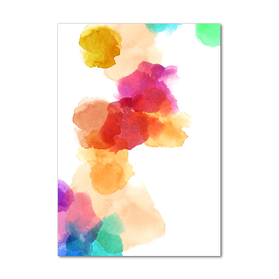 Quadro acrilico verticale Luoghi colorati