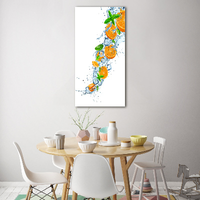 Quadro acrilico verticale Arance