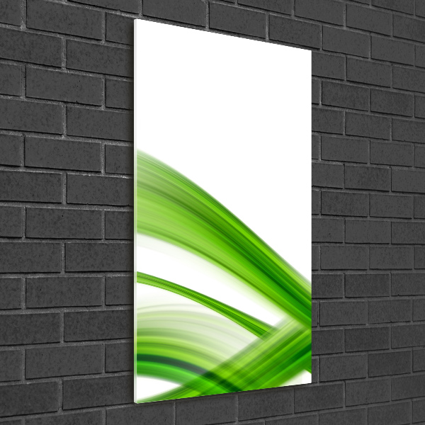 Quadro vetro acrilico verticale Onda astratta