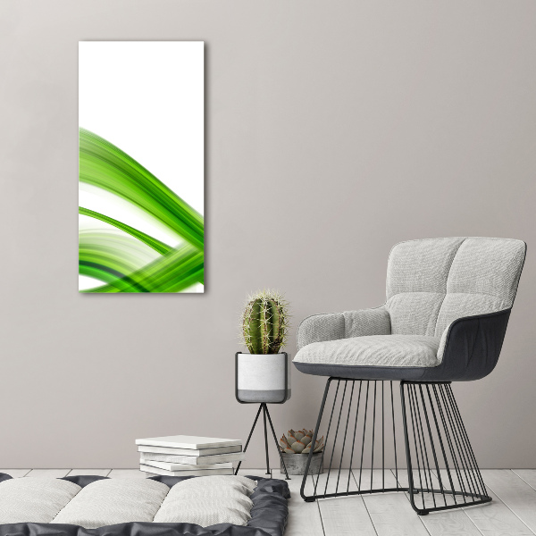 Quadro vetro acrilico verticale Onda astratta