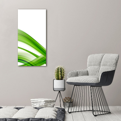 Quadro vetro acrilico verticale Onda astratta