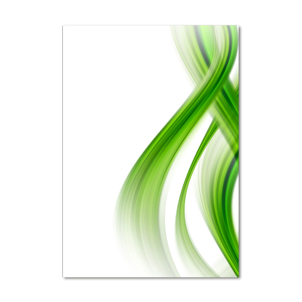 Quadro vetro acrilico verticale Onda astratta